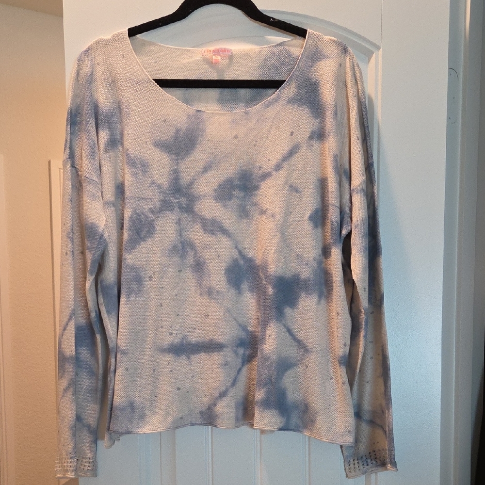 Lisa Todd Cream Sweater with Full Sleeves Size XL